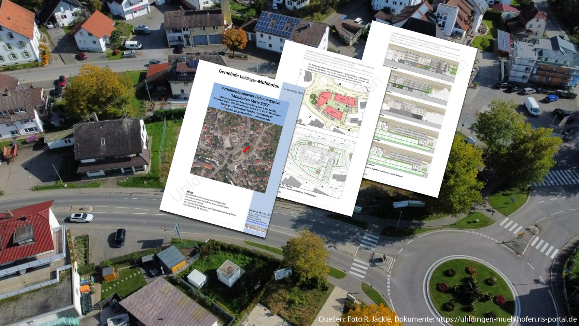 Bebauungsplan Mhlhofen Mitte verabschiedet - neues Bewirtungschaftungssystem fr den Parkplatz Unteruhldingen