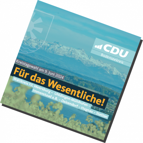 Flyer zur Kreistagswahl